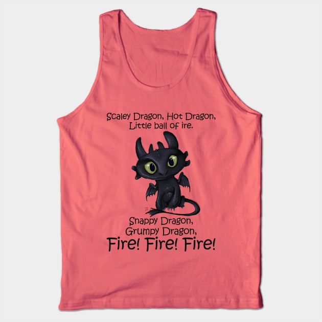 Scaley Dragon Tank Top by Jobby